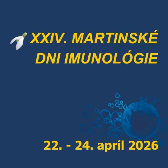 XXIV. MARTINSKÉ DNI IMUNOLÓGIE - ONLINE